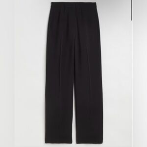 H&M size 6Elegant Black Wide-Leg Trousers
